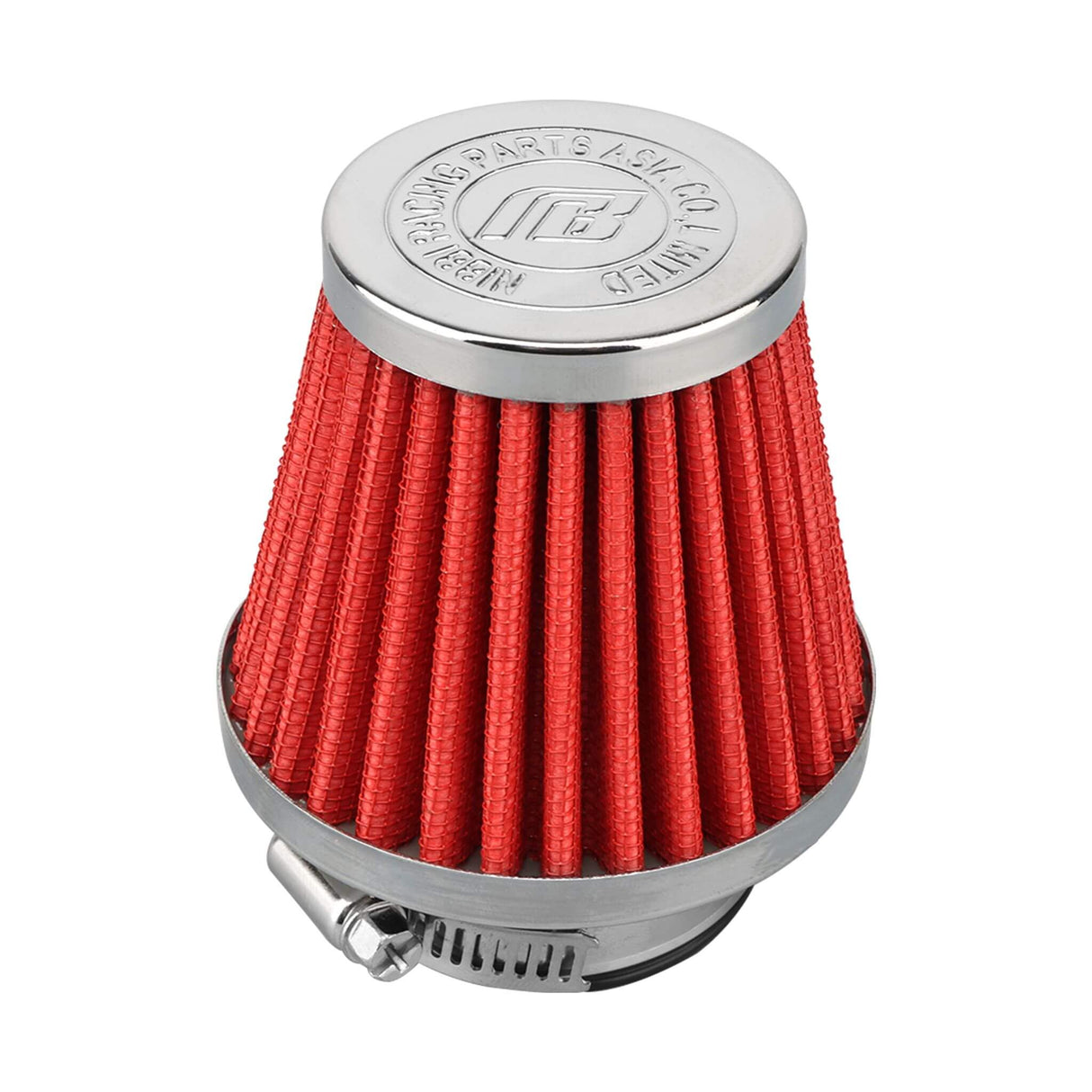 NIBBI Straight Type Round Tapered Red Air Filter