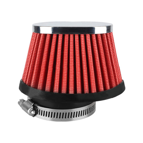 NIBBI Straight Type Oval Red Air Filter