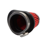 NIBBI Straight Type Oval Red Air Filter