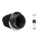 NIBBI Straight Type Round Tapered Black Air Filter